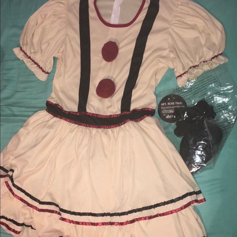 Vintage style clown costume
